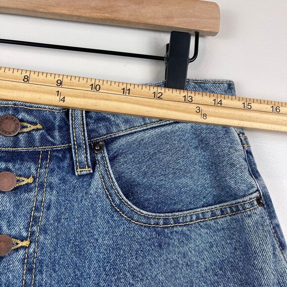 WeWoreWhat Jeans Women 30 Blue Denim The Danielle High Rise Vintage Straight NWT - Picture 9 of 11